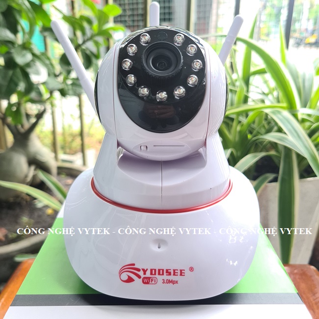 [HCM]CAMERA IP WIFI YOOSEE 3 RÂU HD New XOAY 360 ĐỘ - Hình ảnh sắc nét