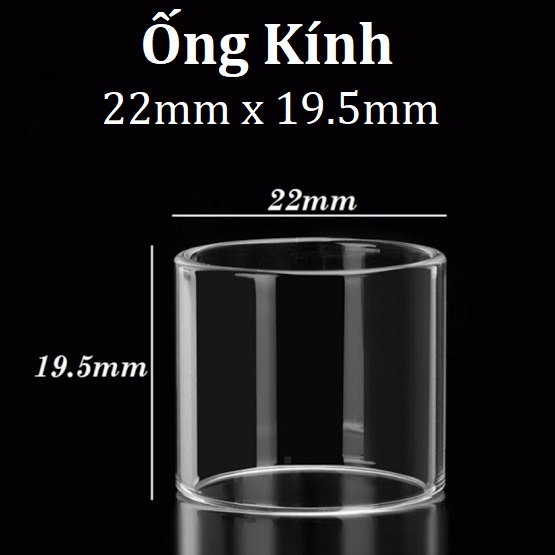 1 cái ống kính thủy tinh thay thế - đường kính φ 22mm