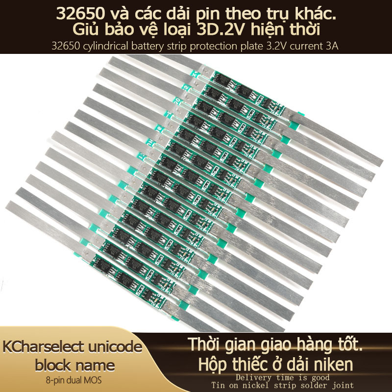 BMS 1S 32650/26650 bảng bảo vệ pin lithium iron phosphate 3.2V với niken dòng điện 3A bảo vệ pin ngắn mạch sạc quá mức sạc quá mức làm nóng và phụ kiện pin gói pin