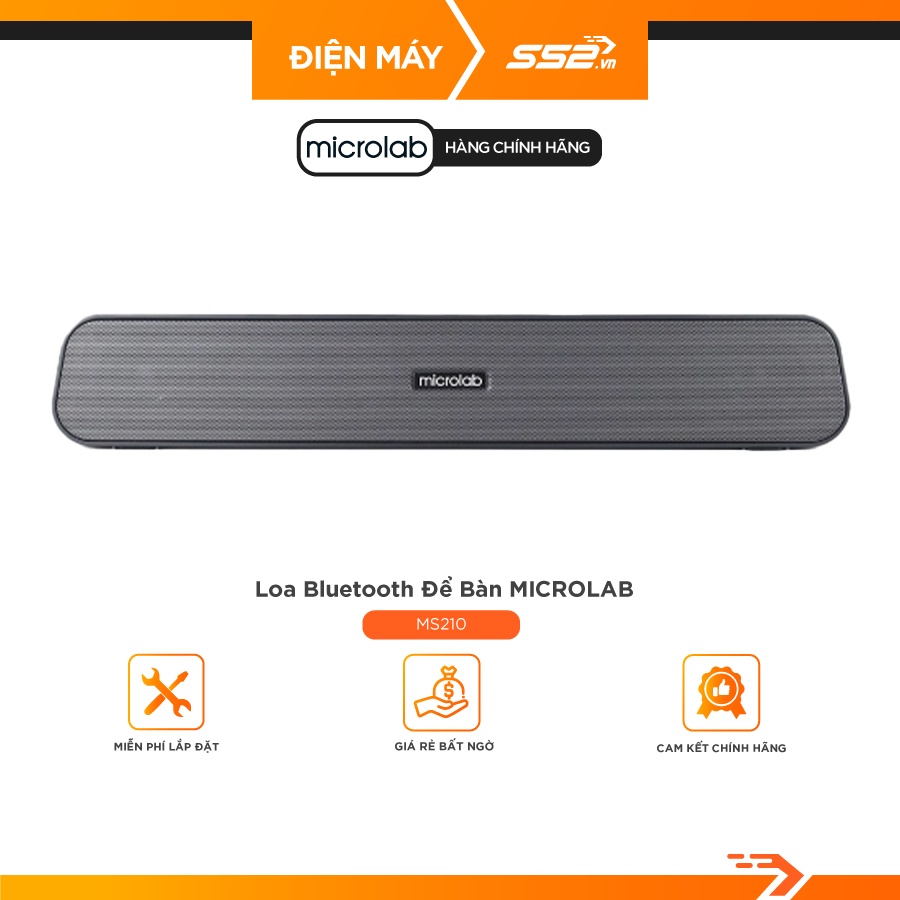 Loa vi tính chính hãng 100%, giá rẻ-loa 2.0 nghe nhạc hay, chất lượng tốt loa vi tính microlab ms210 2.0 10w bluetooth 5.0,loa bluetooth để bàn microlab ms210 hỗ trợ kết nối fm/thẻ nhớ/aux/usb.