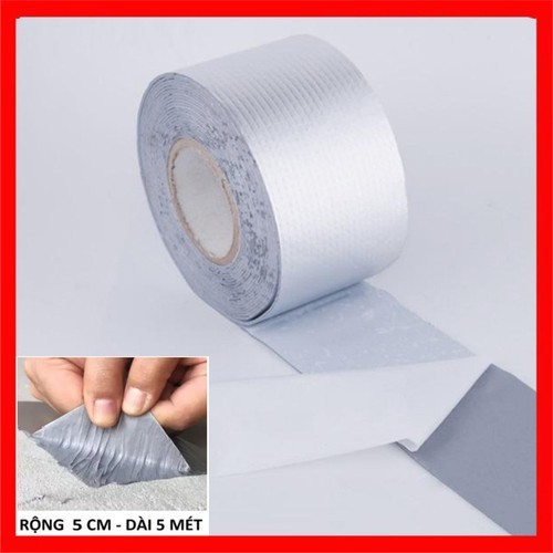 [LOẠI DÀY] KEO CHỐNG THẤM CHỐNG DỘT DÀI 5 MÉT x 5 CM - CUỘN KEO CHỐNG DỘT, DÁN NHÀ CỬA, DÁN TƯỜNG, DÁN MỌI VẬT DỤNG SIÊU DÍNH, CHẮC CHẮN BỀN ĐẸP-SẢN PHẨM TIỆN ÍT-CÔNG CỤ CHỐNG THẤM VẾT NỨT TƯỜNG HIỆU QUẢ NHẤT