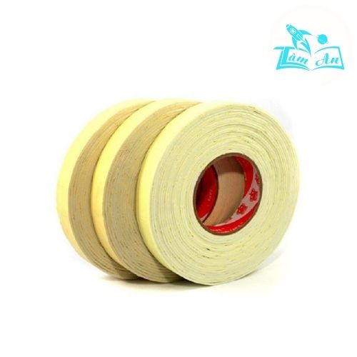 Băng dính xốp màu Vàng, Xanh đen