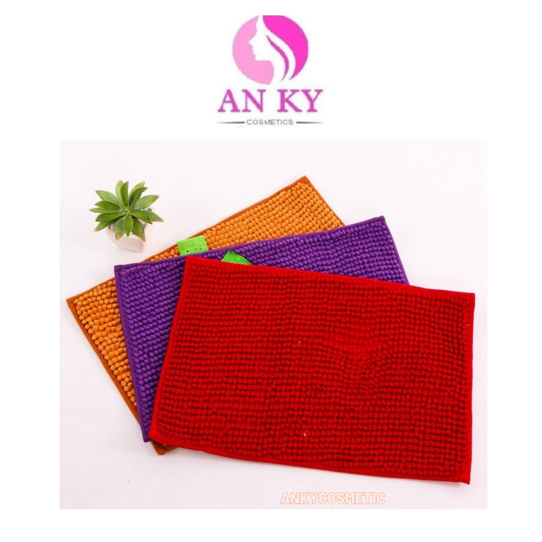Thảm lau chân san hô loại to siêu thấm 60*40 - giao ngẫu nhiên
