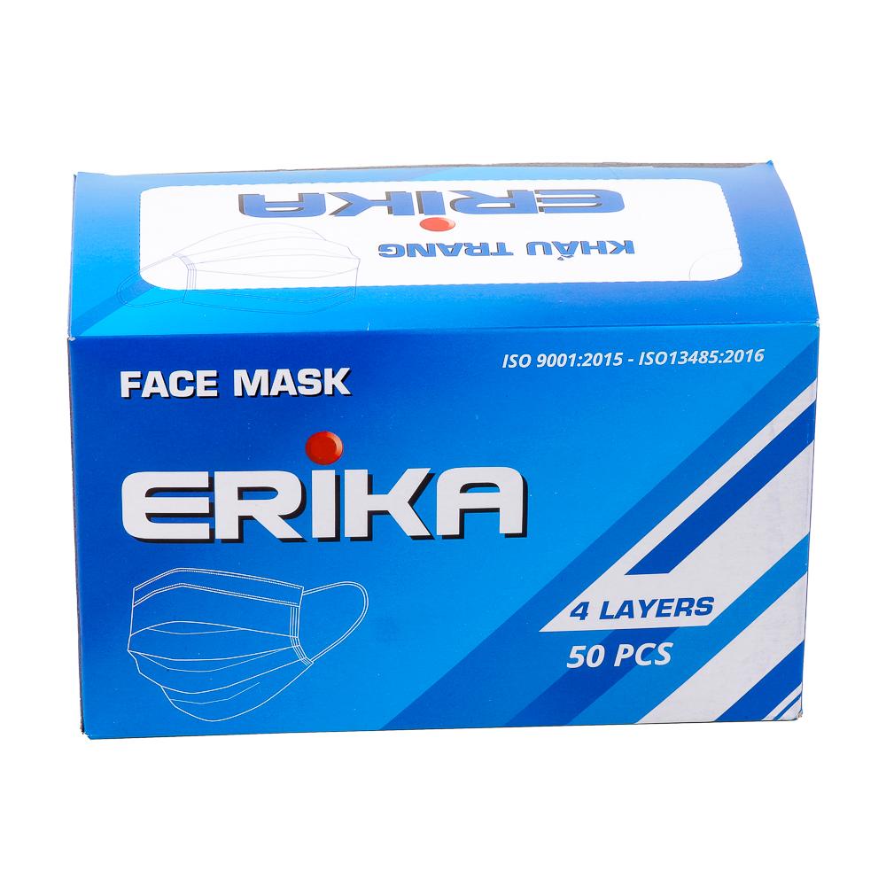 Khẩu trang y tế 4 lớp Erika-MÀU XANH