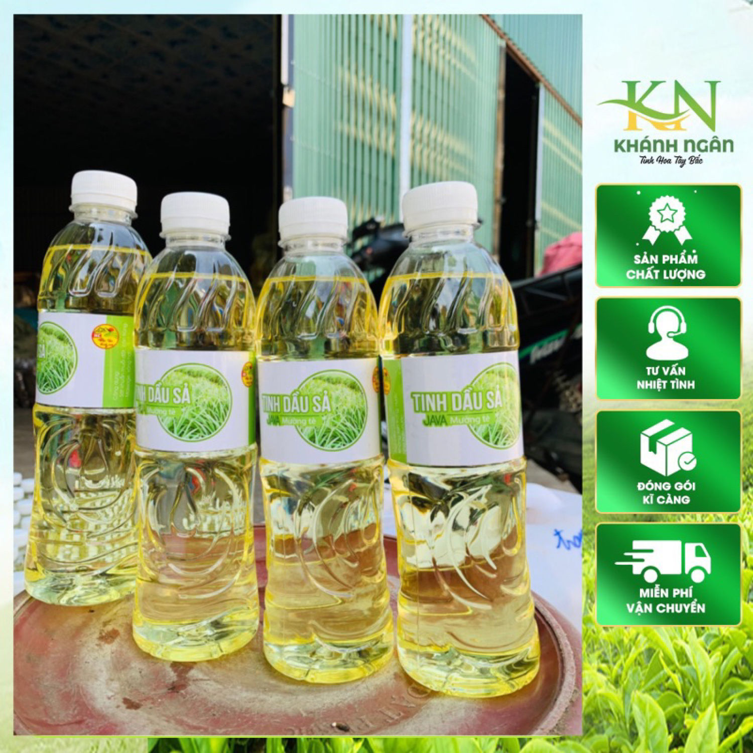 Tinh Dầu Sả Nguyên Chất Thơm, Khử Mùi, Đuổi Côn Trùng