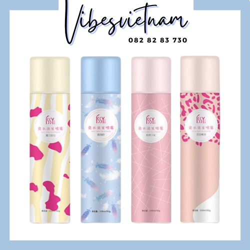 Dầu Gội Khô Issy Dạng Xịt Dành Cho Tóc Bếch Tạo Độ Bồng vibesvietnam