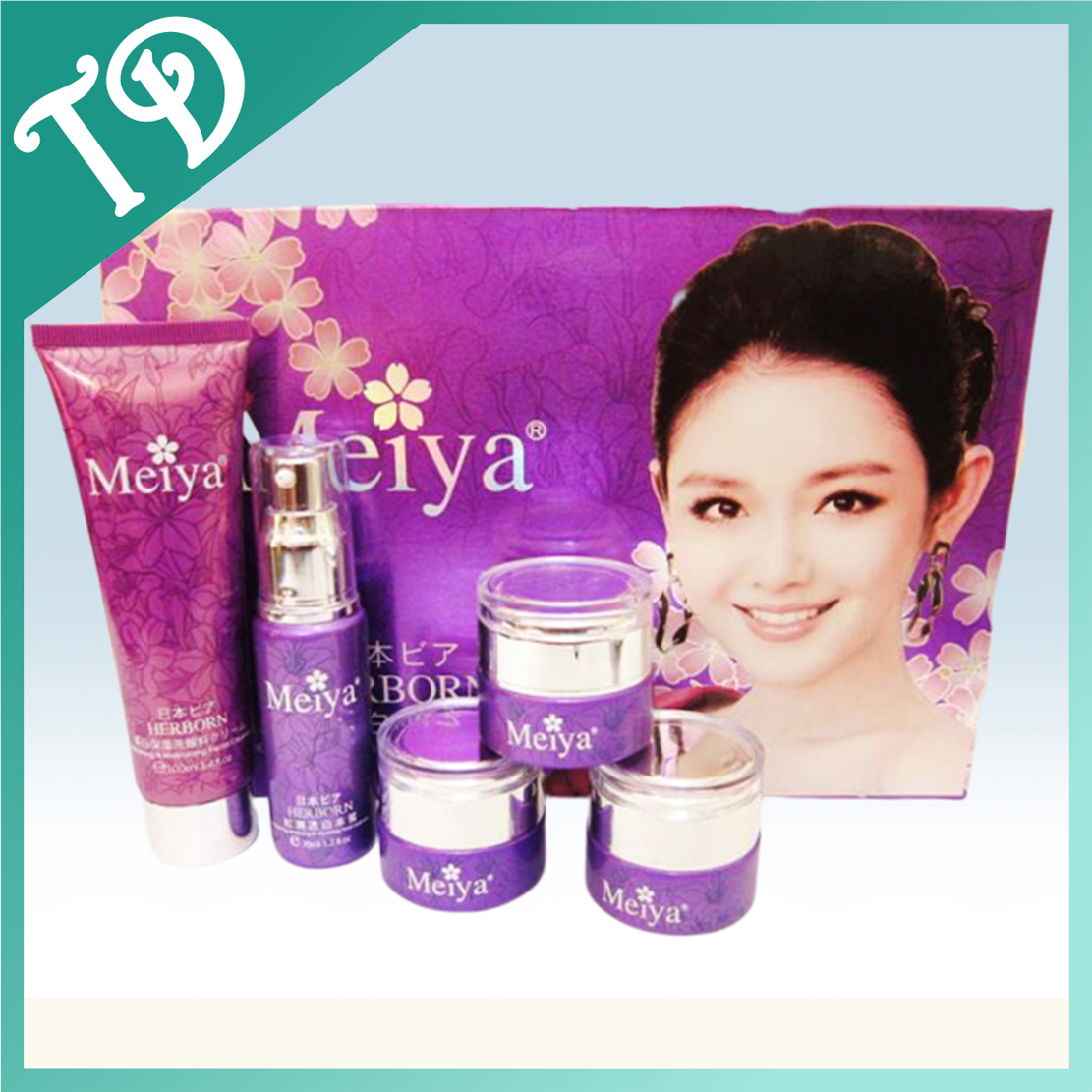 [CHÍNH HÃNG] Bộ mỹ phẩm Meiya tím 5in1, chuyên làm mờ nám, tàn nhang và dưỡng trắng da, kem nám Nhật Bản, mỹ phẩm Meiya,
