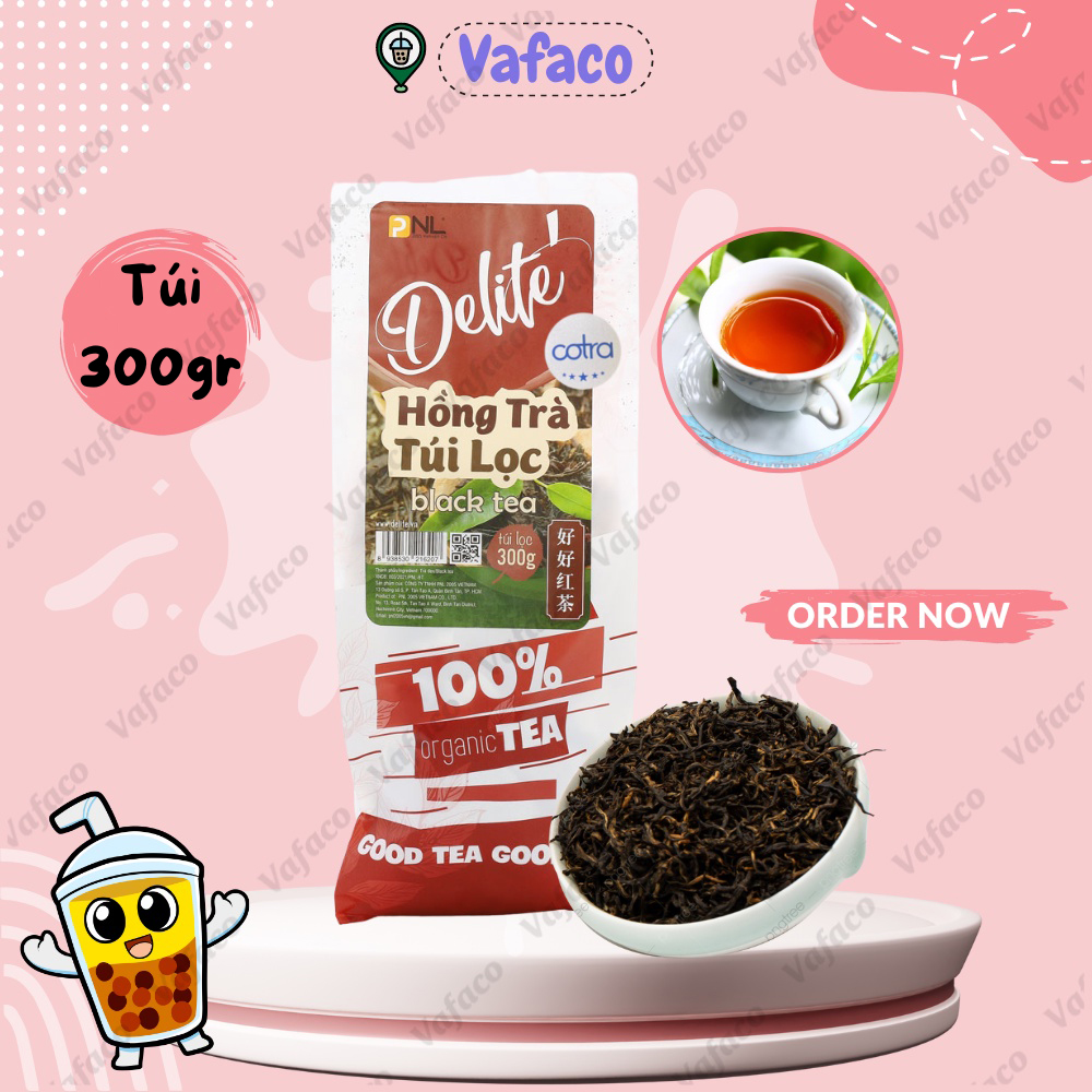 HỒNG TRÀ TÚI LỌC CAO CẤP DELITE (300g) - Nguyên liệu trà sữa