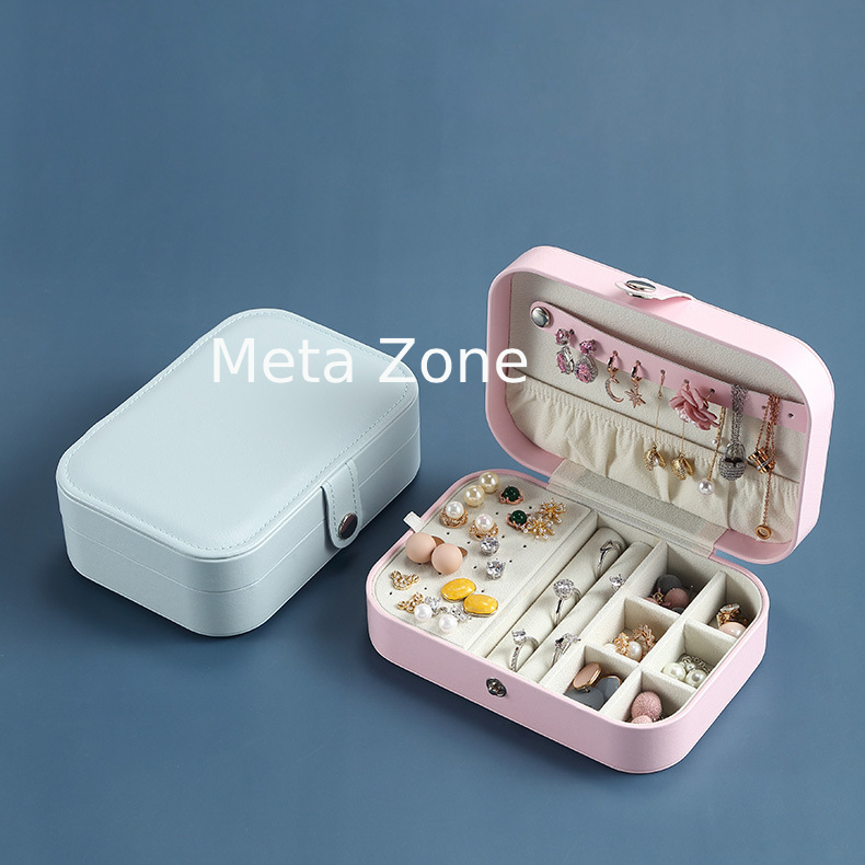 Hộp đựng trang sức mini bọc da cao cấp, hộp trang sức cao cấp, hộp đựng phụ kiện
