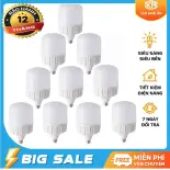 Combo 10 bóng đèn Led 20W, 30w, 40w, 50w cao cấp tiết kiệm năng lượng điện. Bảo hành: 12 Tháng