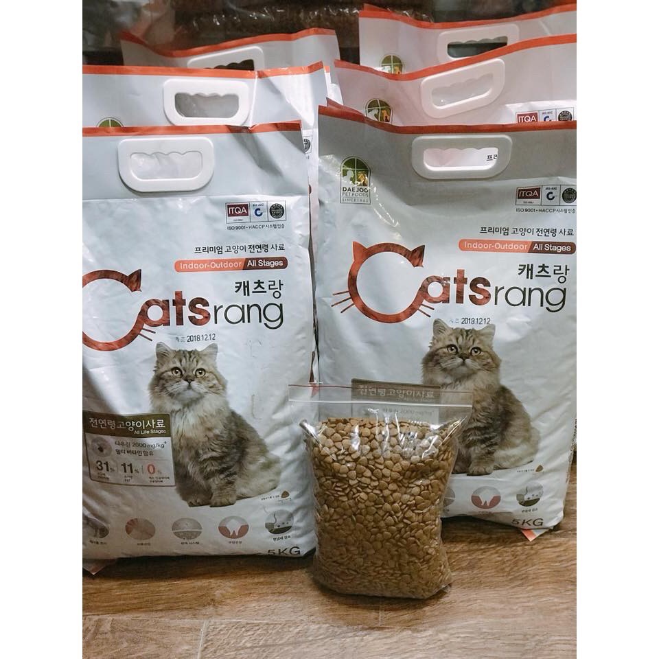 Thức ăn cho mèo catrang ( chiết túi 1-3kg )