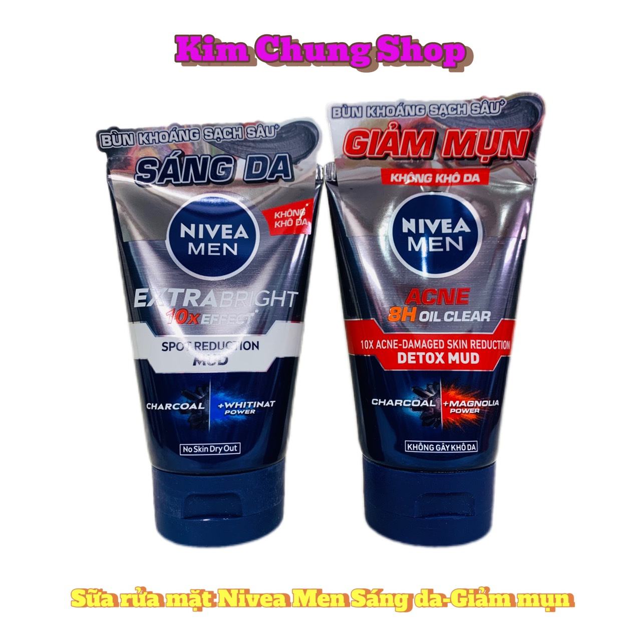 Sữa rửa mặt Nivea Men tuýp lớn 100g