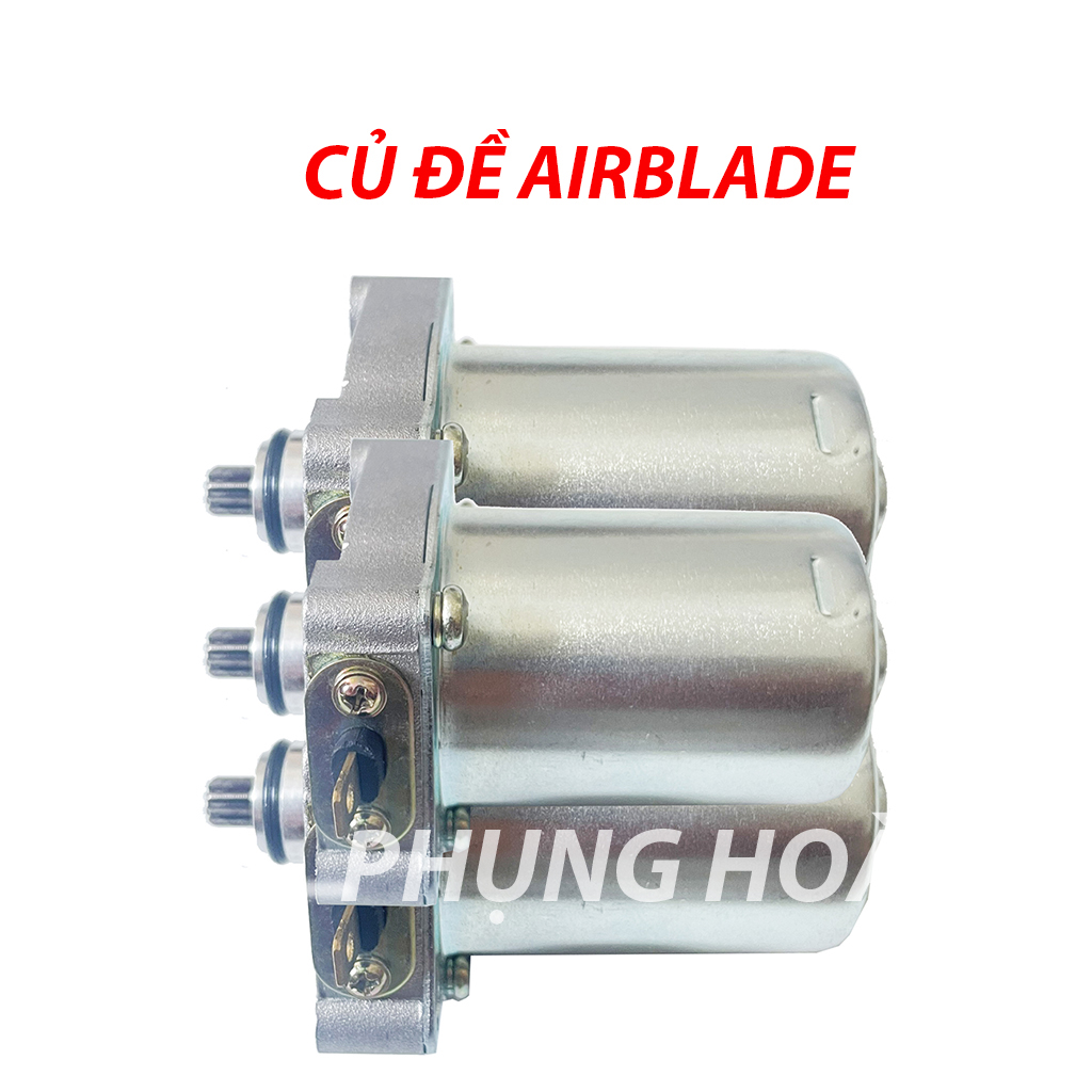 Củ đề xe airblade 125 các đời lõi đồng 2 bạc đạn