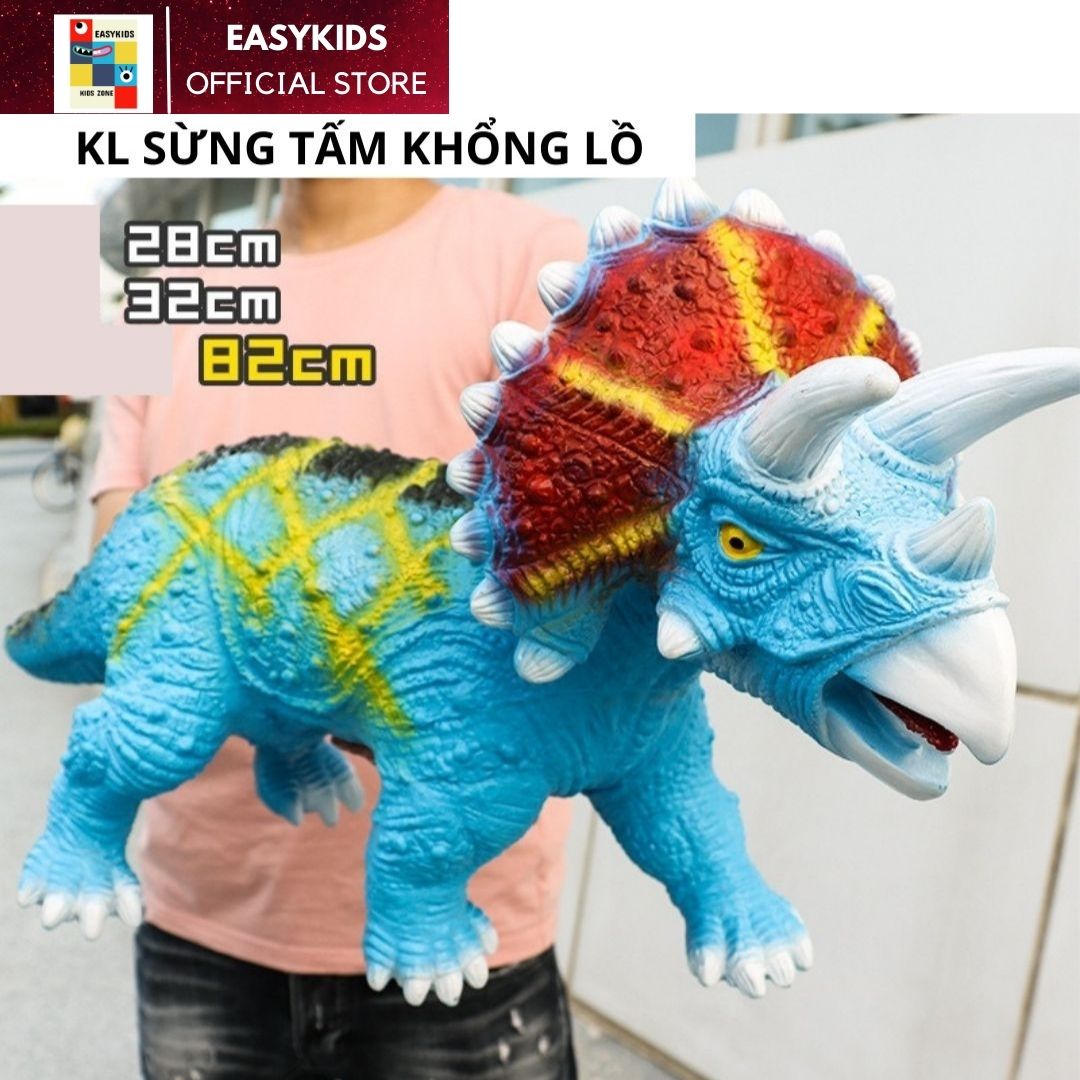 Đồ chơi khủng long,đồ chơi rồng, Mô hình khủng long, mô hình rồng, Khủng long cao su mềm có tiếng gầm EASYKIDS nhiều mẫu BIG SIZE