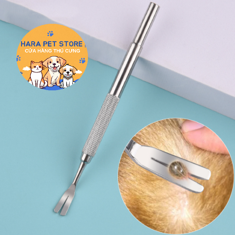 Kẹp nhíp bắt ve rận cho chó mèo bằng thép không gỉ - Love Pets Shop