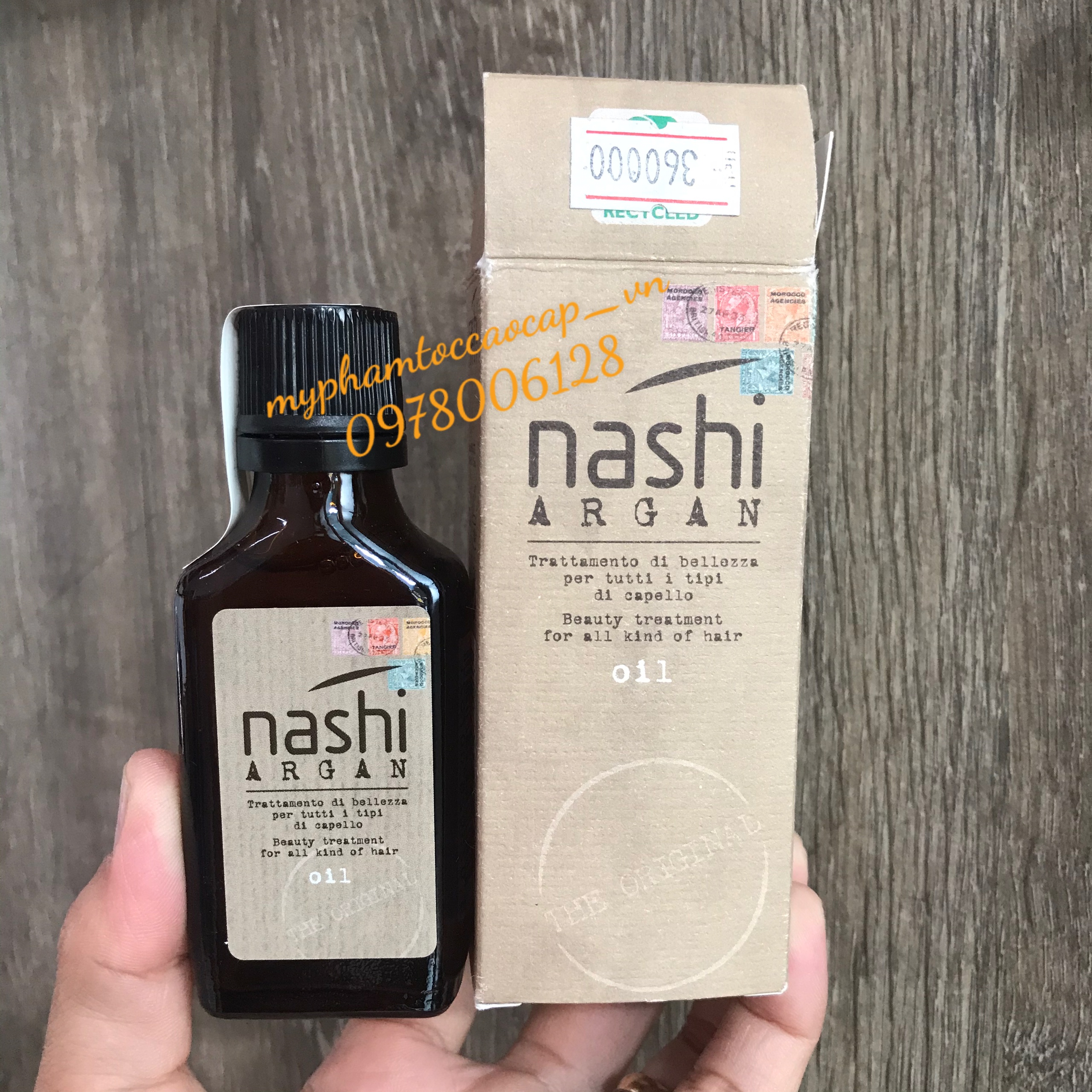 Tinh dầu phục hồi dưỡng bóng mềm tóc Nashi Argan Oil 30ml