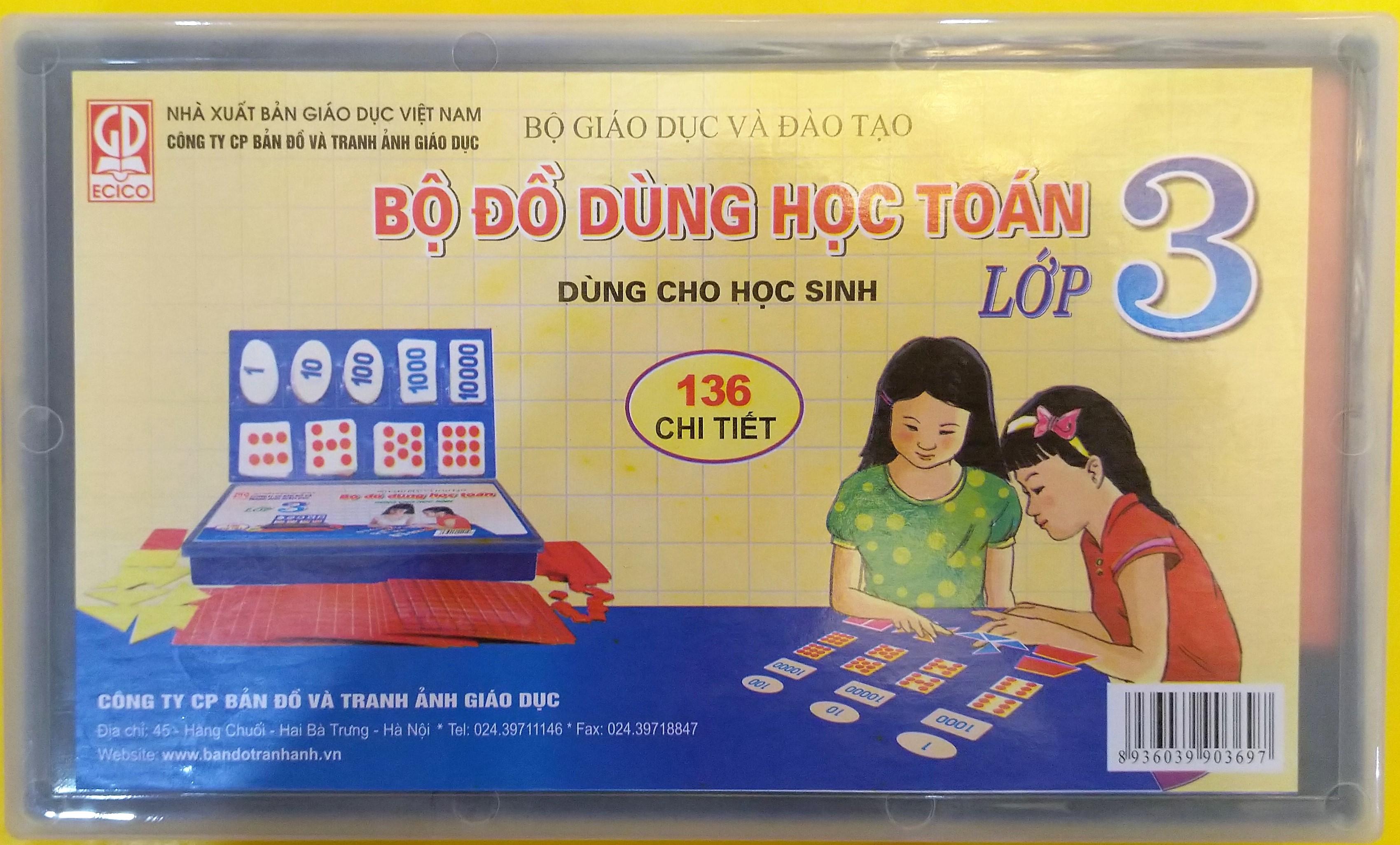 Bộ đồ dùng Toán cho học sinh lớp 3