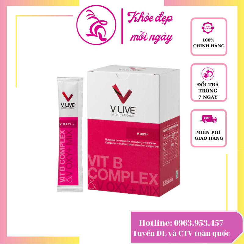 Voxy Thực phẩm tăng cường Oxy, tuần hoàn máu V-Oxy+ thúc đẩy sản sinh năng lượng tế bào cơ thể