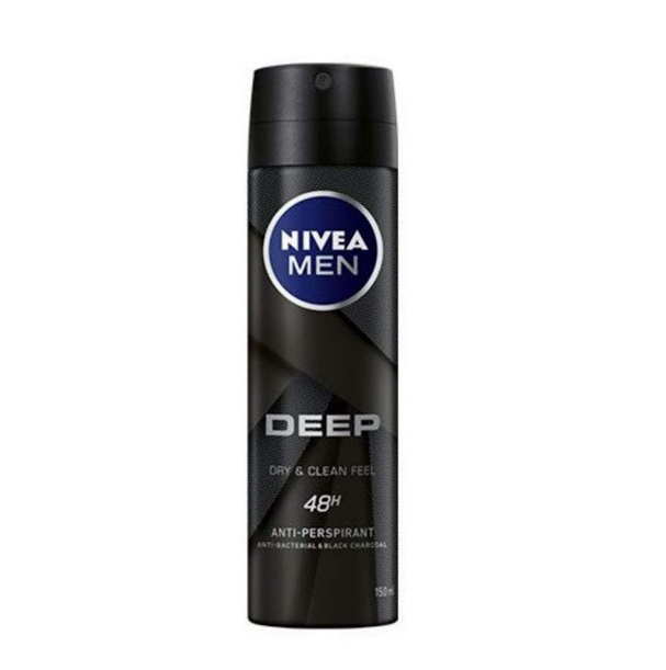 Xịt Ngăn Mùi Nivea Men Than Hoạt Tính  (150ml)