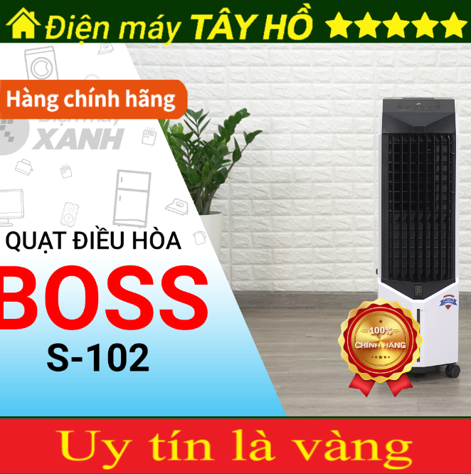 Quạt điều hòa Boss S102 - xuất xứ Thương hiệu Nhật Bản