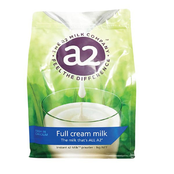 sữa tươi dạng bột a2 nguyên kem cho người lớn và trẻ em gói & lon 1kg 1
