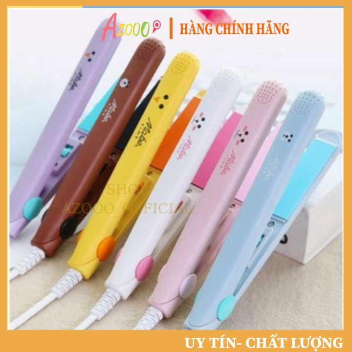 Máy duỗi tóc ☀️Nội Địa Trung☀️ Máy là ép duỗi tóc mini 3 in 1 đa năng làm tóc thẳng, xoăn, cụp , uốn tóc giá rẻ , tạo kiểu tóc chuyên nghiệp tại nhà - Nhiều màu