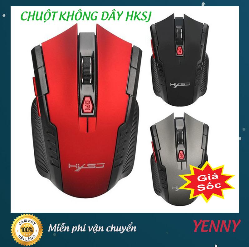 Chuột không dây màu đen cho gamer, Mua Chuột máy tính loại tốt nhạy để chơi game nhanh, Chọn Chuột Máy Tính Không Dây HKSJ màu đen hoặc đỏ. Thiết Kế Nhỏ Gọn - Tiện Dụng - Phù Hợp Với Mọi Loại Game. Bảo Hành. Ưu đãi hấp dẫn.