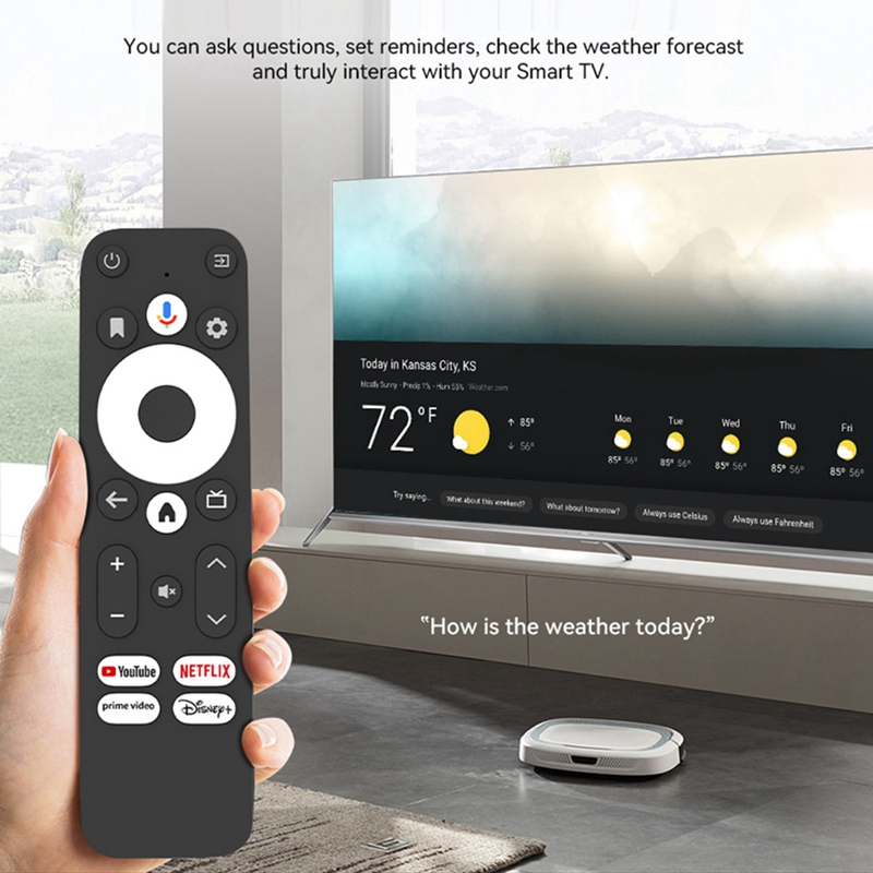 Dongle TV âm thanh 4k Bộ giải mã thông minh bt5.0 thanh truyền hình GD1 màu đen cho đầu cắm Android 11 EU được chứng nhận