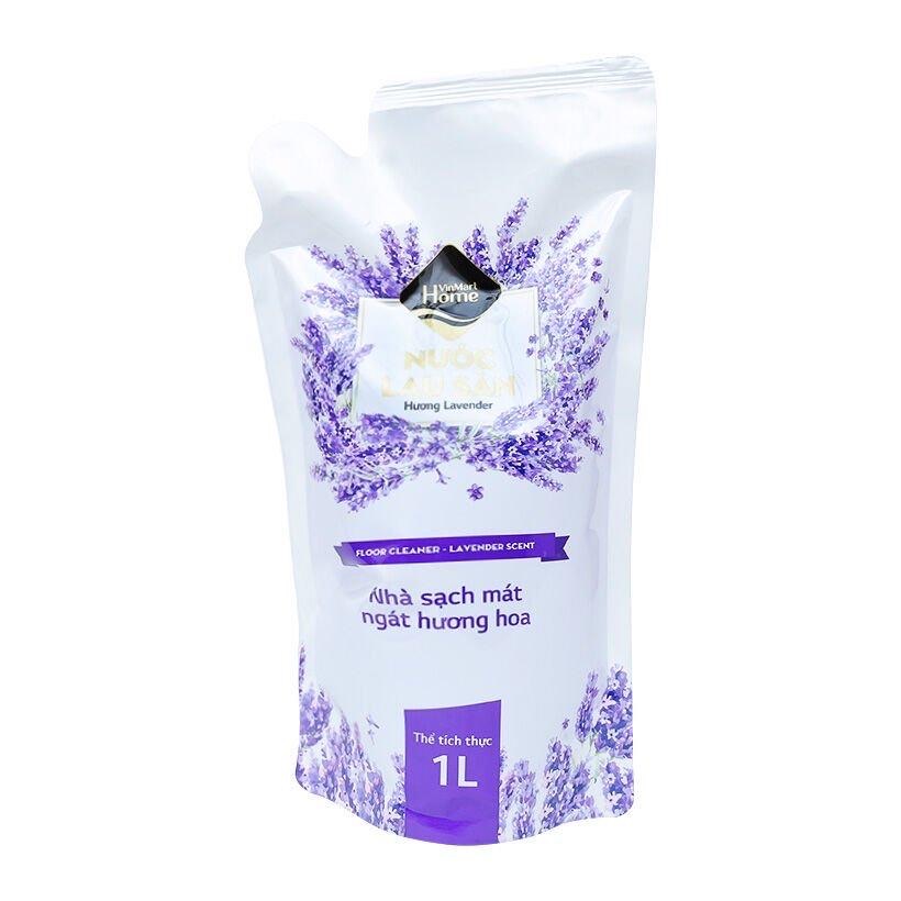 Nước lau sàn VinMart Home diệt khuẩn hương lavender dạng túi 1L