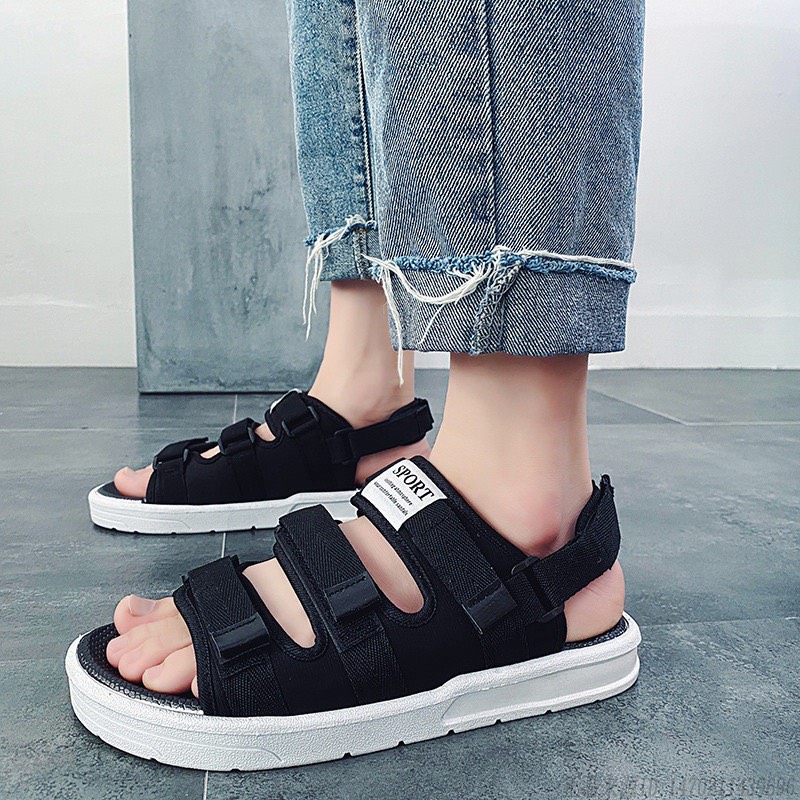 Sandal nữ nam 3 quai Fiting thời trang hottrend xăng đan nữ nam - Sudoo
