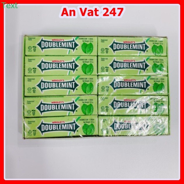 Hộp 20 thanh kẹo cao su doublemint