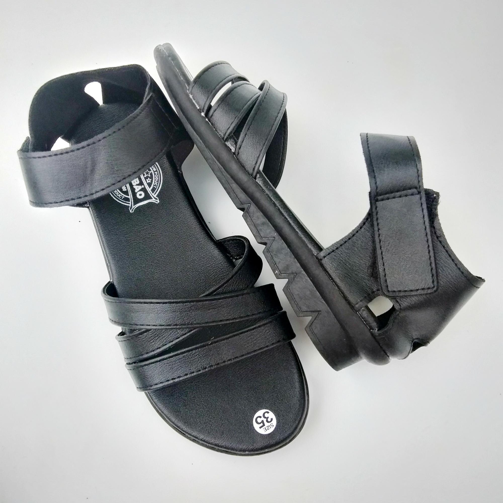 Sandal chiến binh đế xuồng 3p quai chéo hàng cao cấp B02- hình thật