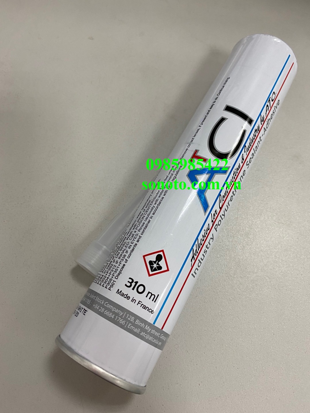 Keo chạy chỉ keo chạy sùng chỉ hãng atc của pháp 310ml, keo chỉ pháp aci cho ô tô sonquangphu8856