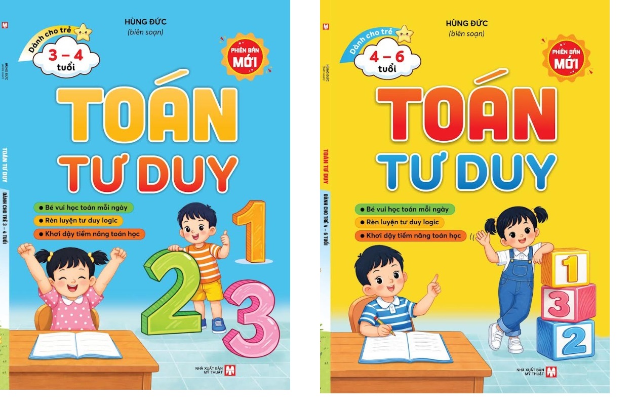 Sách - Toán Tư Duy Dành Cho Trẻ ( Tự Chọn Chủ Đề Theo Lứa Tuổi)