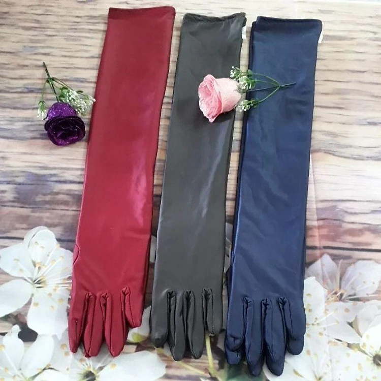 Găng Tay Thun Lạnh Giản 4 Chiều 2 Lớp chiều dài 7 tấc hết cánh tay 