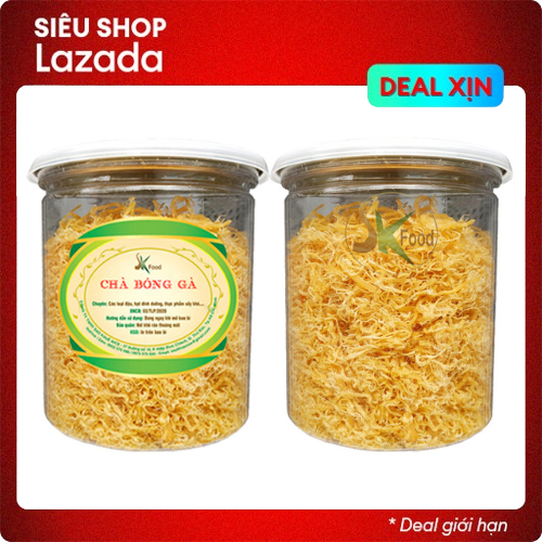 [HCM]CHÀ BÔNG GÀ LOẠI CAO CẤP SK FOOD - 300G