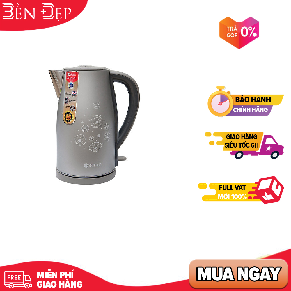 Ấm đun nước siêu tốc elmich kee-1783 1.7l