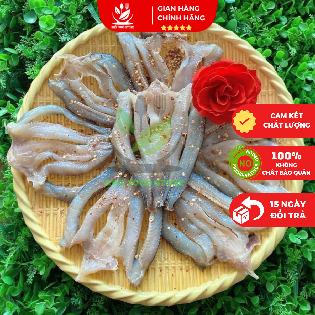 Khô cá lóc non xẻ hàng chuẩn 3 nắng vị vừa ăn
