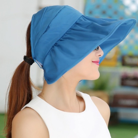 Nón Đi Biển Rộng Vành, Gấp Gọn Tiện Dụng, Mũ Đi Biển Che Nắng MU00Z MayHomes