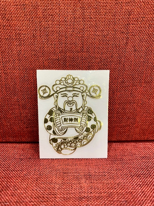 Linh phù dán thần tài mở lộc