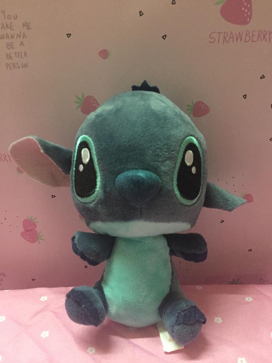 Móc khóa gấu bông Stitch màu xanh đen