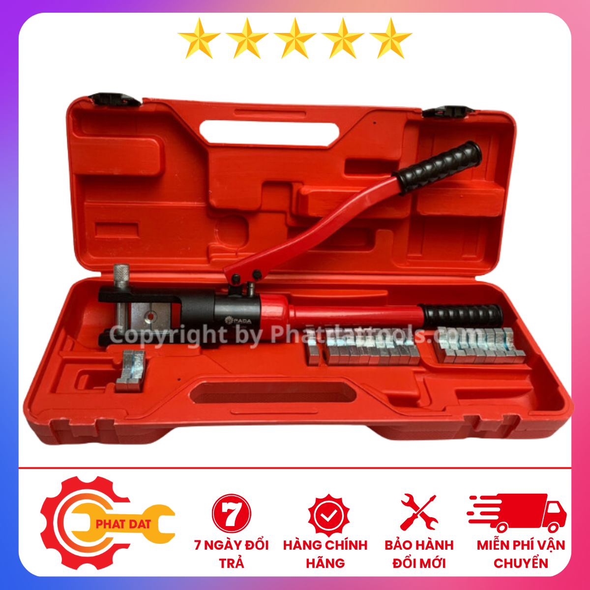 Kìm bấm cos thủy lực yqk300 - hàm ép 16-300mm2 - hàng nhập khẩu chính hãng - bảo hành 6 tháng