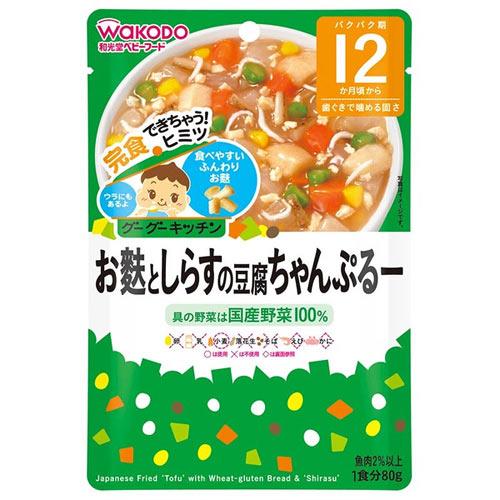 Cháo wakodo vị cá cơm, đậu hũ 80g