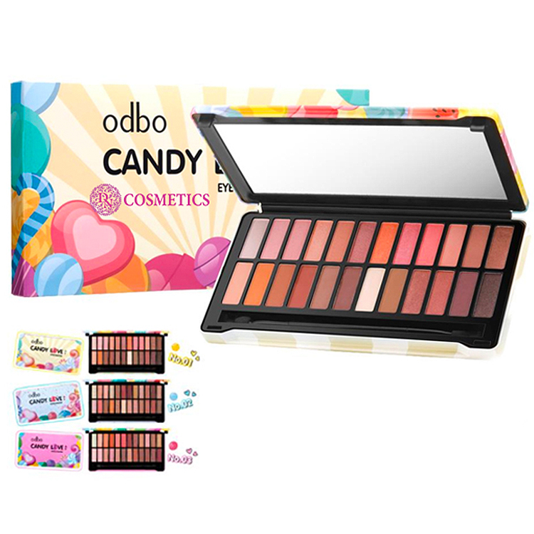 Bảng phấn mắt 24 màu odbo candy love thái lan pv389