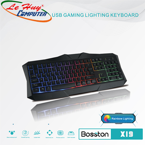 Bàn Phím Máy tính Bosston X19 LED USB