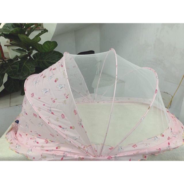 MÀN GẬP CHỐNG MUỖI HOA VĂN CHO BÉ YÊU