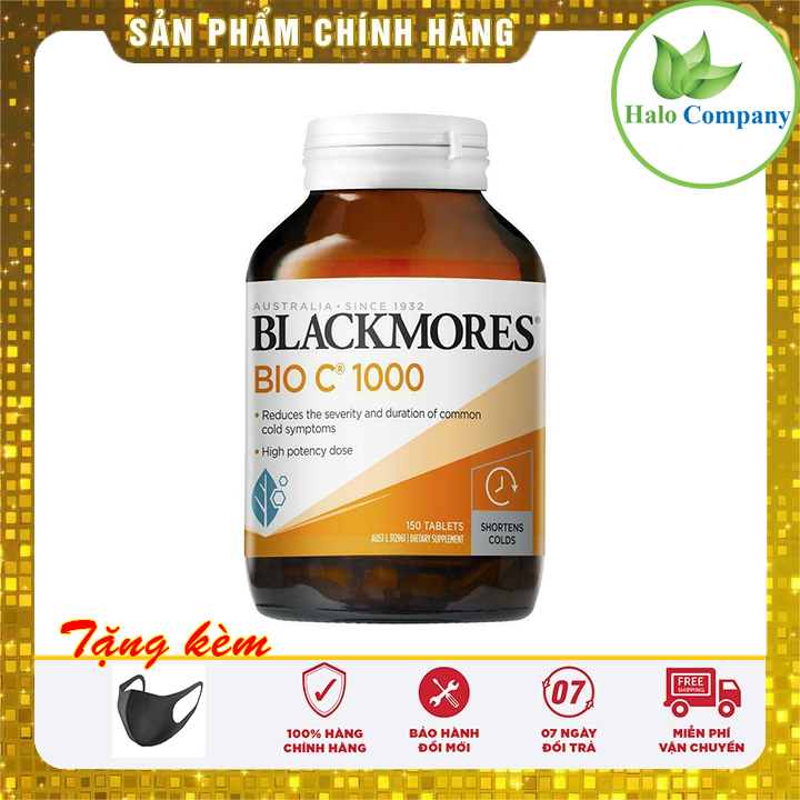 Viên uống bổ sung vitamin C Blackmores Bio C 1000mg (Hộp 62 viên)