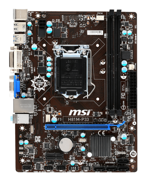 Main MSI H81 Socket 1150 DDR3 Zin