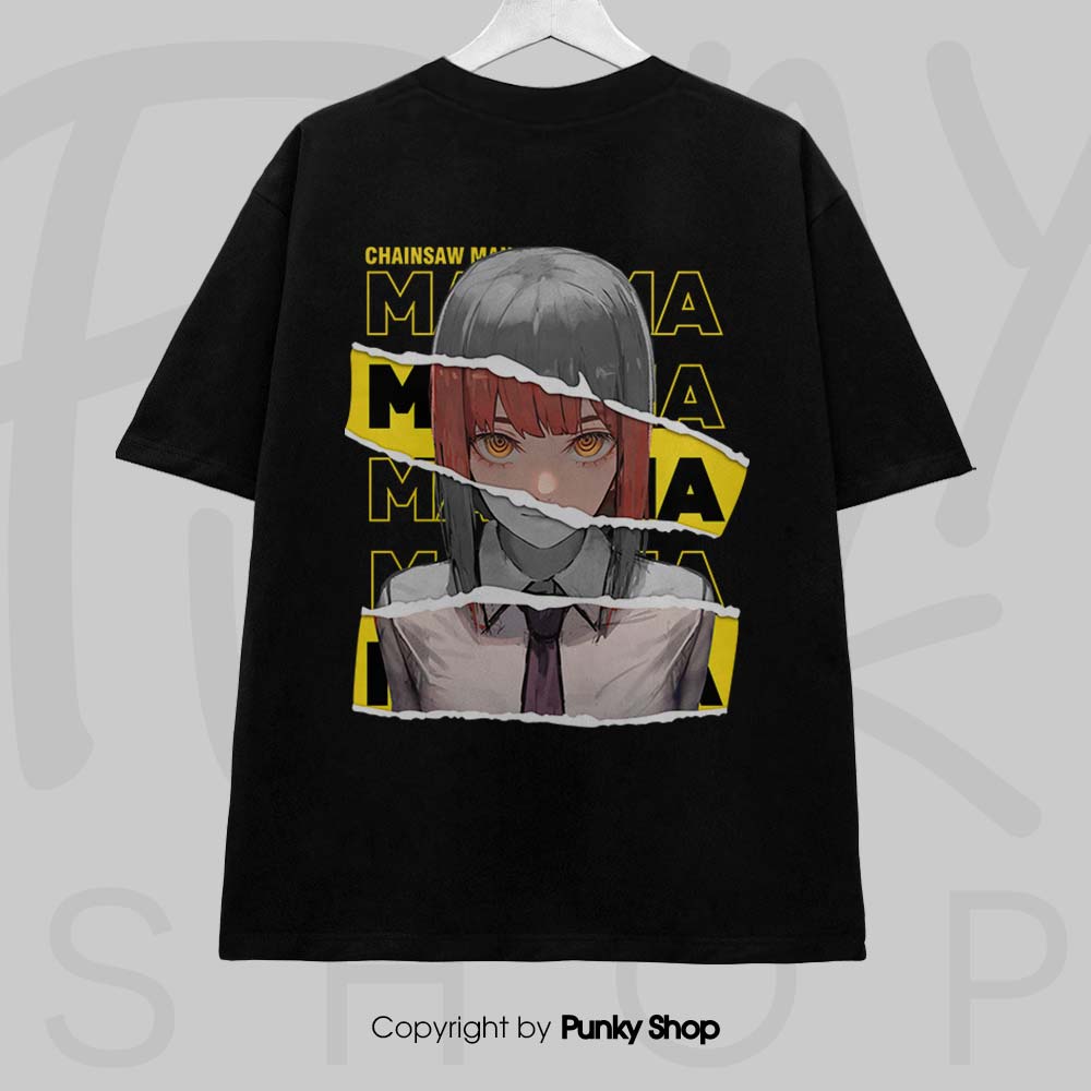 Áo thun Chainsaw Man Makima Digital Art ngắn tay