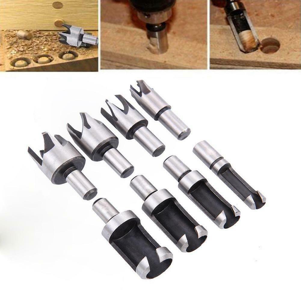 Bộ 8 mũi khoan lỗ tròn lấy nút gỗ Phi 6MM-16MM – Thép carbon, lưỡi sắc bén – cho nghề mộc – MH2011